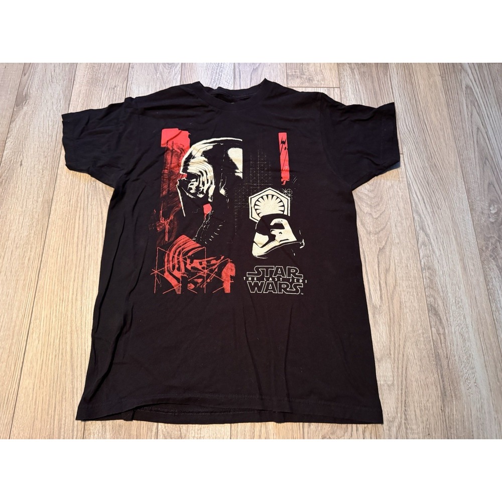 Star Wars The Last Jedi‎ Kylo Ren Stormtrooper Graphic T-Shirt Mens Medium Black